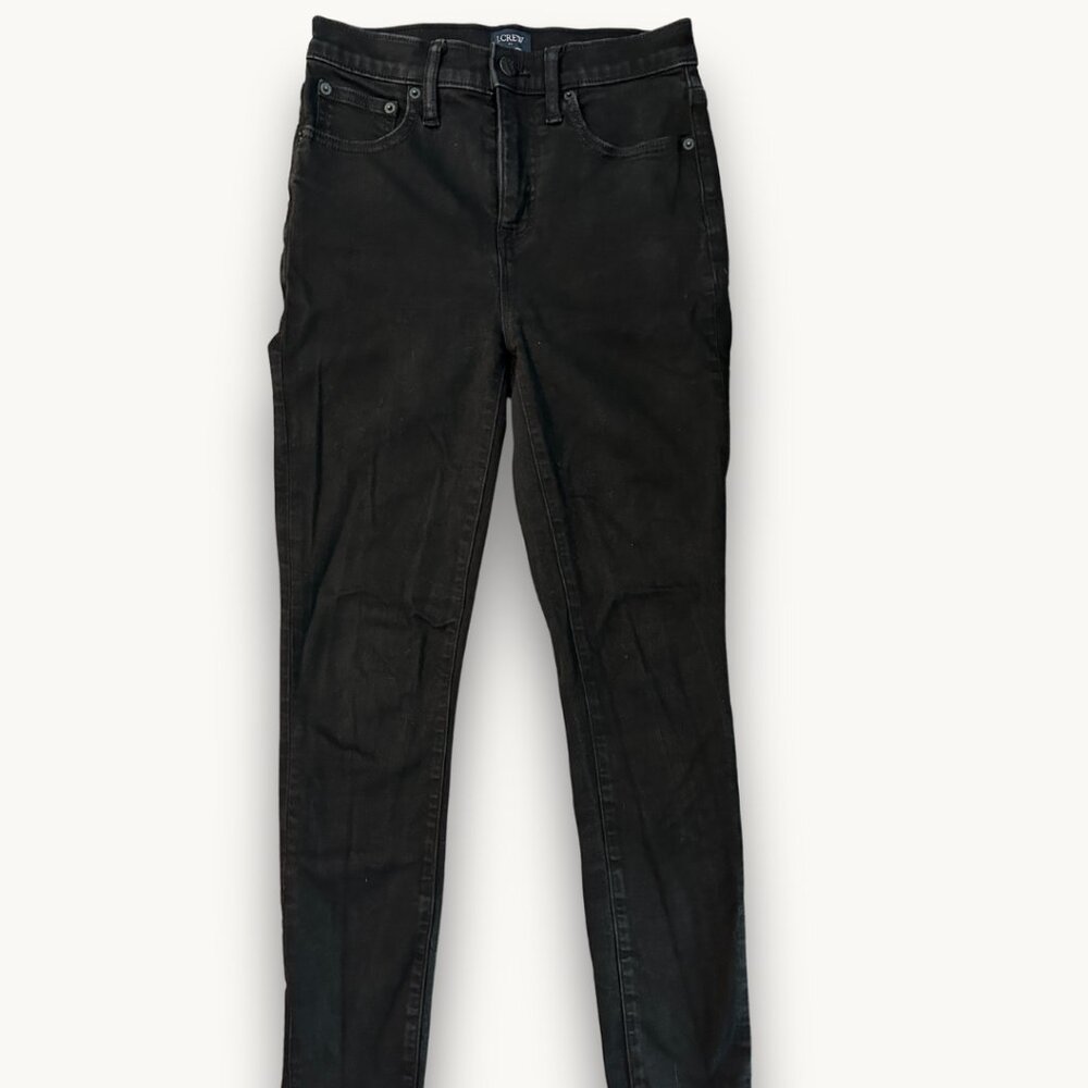 J.Crew 10” High-Rise Skinny Jeans | Black | 26